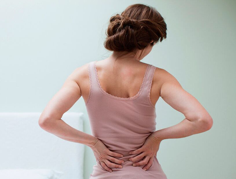 pain in the lower back